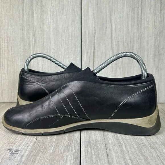 RARE Y2K Puma Nuala Leather Japanese Style Mule Shoe Vintage Italy Womens Size 8 - Picture 2 of 10